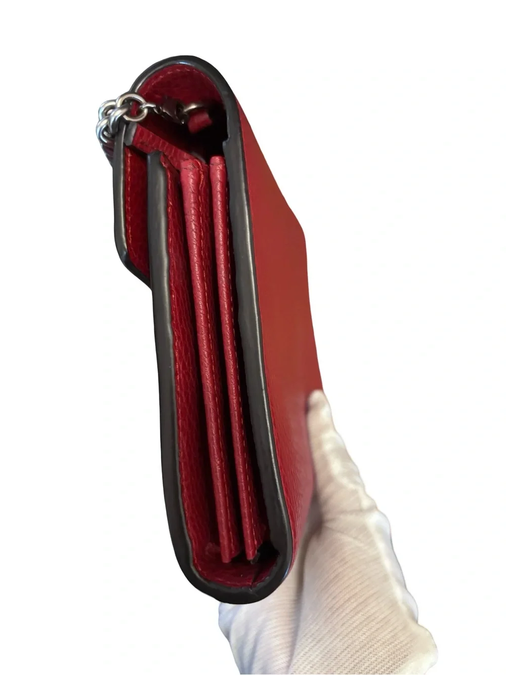Gucci Dionysus Mini Chain Wallet in Red w/COA-Excellent Condition
